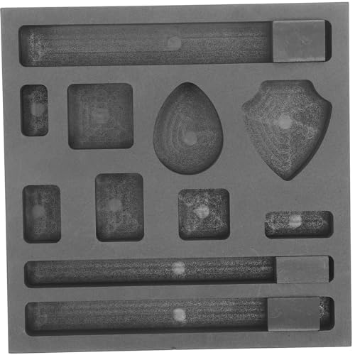 CIMAXIC Graphit Gießform Mit 11 öchern Für Das Schmelzen Und Gießen Von Gold Und Gießform Für Edelmetalle Mit Praktischen Abtrennungen von CIMAXIC