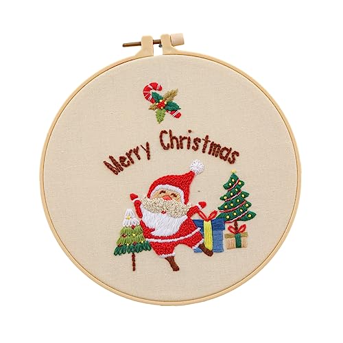 CIMAXIC Kreuzstich Stickerei-Kits Weihnachts-Sticksets Sticksets für Erwachsene Malsets für Stickereien embroidery kit embroidery set nähset für weihnachten Stickset für Anfänger Baumwolle von CIMAXIC