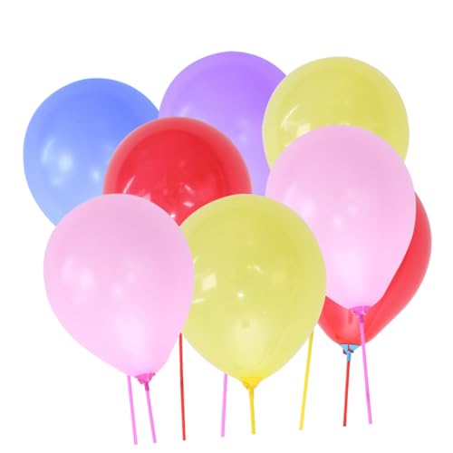 CIMAXIC Latex Ballons Verschiedenen Farben Für Geburtstagsfeiern Hochzeiten Und Partys Dekorative Luftballons Farbe Zufällig von CIMAXIC