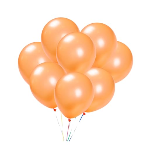 CIMAXIC Latexballons Orange Perlenartige Dicke Ballons Für Party Und Hochzeitsdekorationen Ideal Für Geburtstagsfeiern Und Festliche Anlässe von CIMAXIC