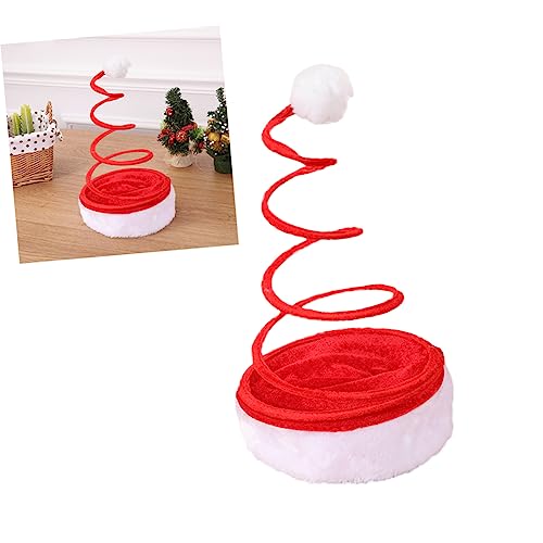 CIMAXIC Lustige Weihnachtsmannmützen Für Dekorativer Spiralfeder Kopfschmuck Für Festliche Partys Foto Requisiten Und Unvergessliche Weihnachtsfeiern Ideal Und von CIMAXIC