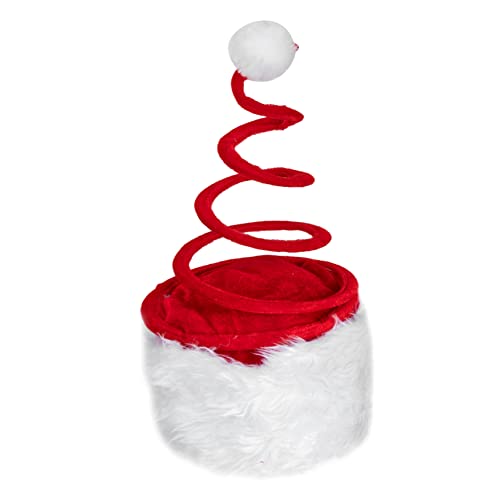 CIMAXIC Lustige Weihnachtsmütze Für Erwachsene Kreatives Frühlingsdesign Dekorative Santa Hat Für Weihnachtsfeiern Witzige Hutdekoration Für Festliche Anlässe Und von CIMAXIC