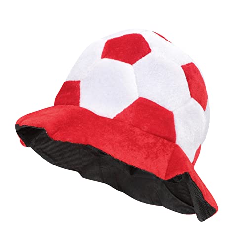 CIMAXIC Mütze Für Kinder Fußball-Sachen Partyhüte Für Erwachsene Fußball-Mütze Fußball-Sachen Jubel-Requisite Polyester Fußball-Mütze Fußball-Mütze von CIMAXIC