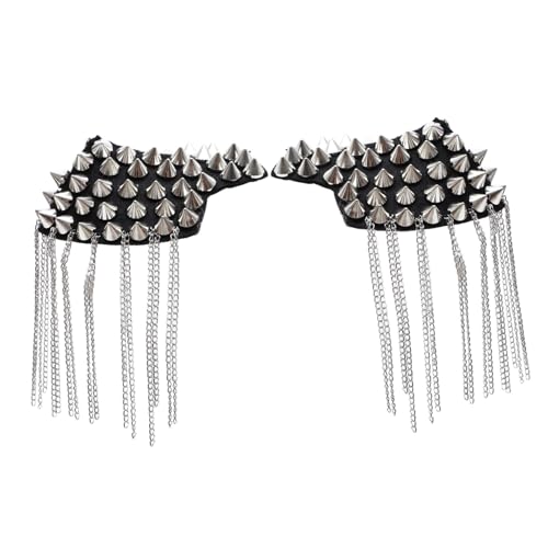 CIMAXIC Quaste Kette Epaulet Schulterklappen Abzeichen Silber Elegantes Design für Militäruniformen und Kostümpartys Stilvolle und Bekleidungsdekoration CIMAXIC Quaste Kette Epaulet Schulterklappen Abzeichen Silber Elegantes Design für Militäruniformen und Kostümpartys Stilvolle und Bekleidungsdekoration von CIMAXIC