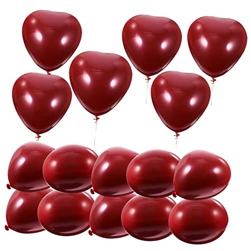 CIMAXIC Rote Herzballons Set Doppelschichtige Latexballons Für Valentinstag Hochzeiten Und Partys Perfekte Dekoration Für Romantische Anlässe von CIMAXIC