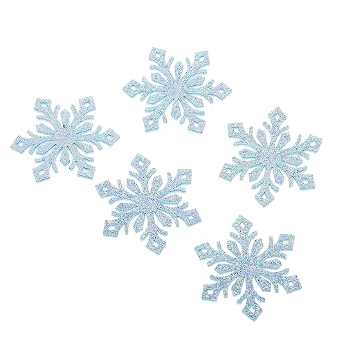 CIMAXIC Schneeflocken Form DIY Haarspangen Patches Für Blaues Glitzer Haarschmuck Zubehör Zur Dekoration Von Haaraccessoires Und Kleidung von CIMAXIC