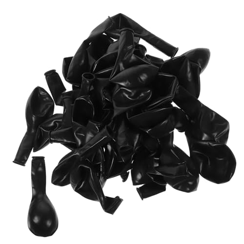 CIMAXIC Schwarze Latexballons Für Partydekorationen Hochzeitsballon Set Extra Inklusive Schnur Perfekt Für Geburtstagsfeiern Hochzeiten Und Graduierungen von CIMAXIC