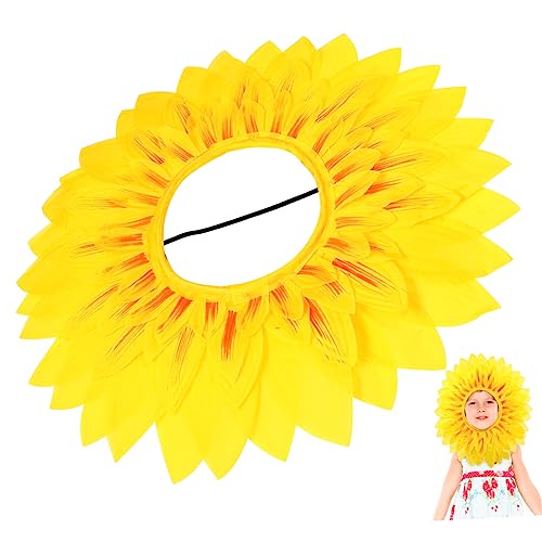 CIMAXIC Sonnenblumen Kopfbedeckung Für Erwachsene Kreative Gesichtsbedeckung Partyzubehör Für Kindergarten Und Sportveranstaltungen Lustige CIMAXIC Sonnenblumen Kopfbedeckung Für Erwachsene Kreative Gesichtsbedeckung Partyzubehör Für Kindergarten Und Sportveranstaltungen Lustige von CIMAXIC