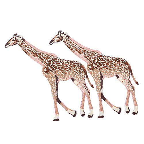 CIMAXIC Tier Applikationen Giraffe Stoff Patches Zum Aufnähen Cartoon Tiermotive Für Kleidung Kostüme Und Dekoration Ideal Für DIY Projekte Und Kreative Näharbeiten von CIMAXIC