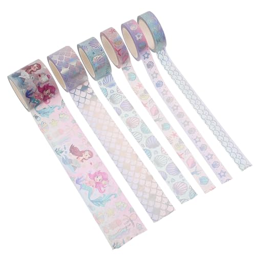 CIMAXIC Washi Tape Set Kreatives Dekorationsklebeband Für Scrapbooking Journals DIY Projekte Ästhetisches Klebeband Mit ärchen 3 Meter Pro Rolle von CIMAXIC