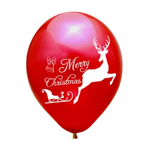 Weihnachts Themen Latexballons Set 6 Rote Und 6 Grüne Ballons Mit Rentiermotiv Ideal Für Partydekorationen Und Festliche Anlässe Set 5 von CIMAXIC