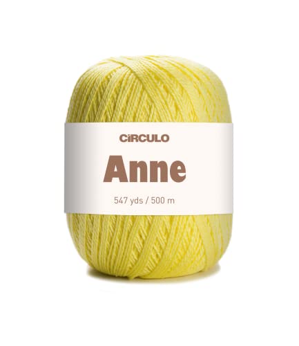 Anne Garn von Círculo – 100% merzerisierte brasilianische Jungfrau Baumwolle (1 Knäuel) – 547 Yds 147 g – Fingering (1236) von CÍRCULO