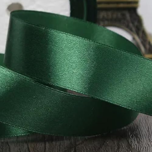 22 meter/lots 25mm Silk Satin Bänder Weihnachten Hochzeit Dekoration Geburtstag Geschenk Box Verpackung DIY Handwerk Rosen Künstliche Blume von CIVIOOH