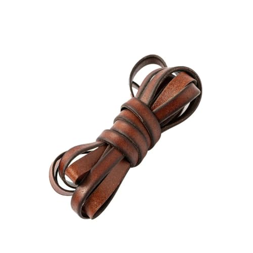 2M 3/4/5/8/10mm Lederband Flachseil für DIY handgefertigte Halsketten Armbänder Schmuckherstellung Zubehör Zubehör Materialien Handwerk von CIVIOOH