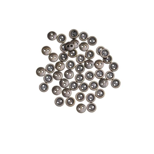 50 Teile/los 3mm/4mm/5mm Nette Pullip Kleidung Nähen Mini Metall Runde Knöpfe Handmade DIY Puppe Kleidung Zubehör Handwerk von CIVIOOH