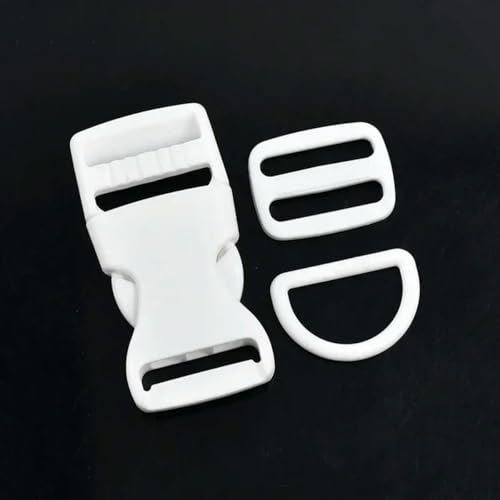 CIVIOOH 2/5 Sets 15/20/25mm Plastic Buckle for Backpack Strap Bag Side Clip Clasp Pet Collar Webbing Slider Hooks CIVIOOH 2/5 Sets 15/20/25mm Plastic Buckle for Backpack Strap Bag Side Clip Clasp Pet Collar Webbing Slider Hooks von CIVIOOH