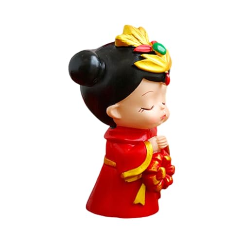 1stk Brautschmuck Chinesische Verlobungsparty Liefert Hochzeitsfigur Bräutigam Hochzeits-cupcake-topper Romantische Dekorationen Hochzeitstorten Dekor Harz CIYODO von CIYODO