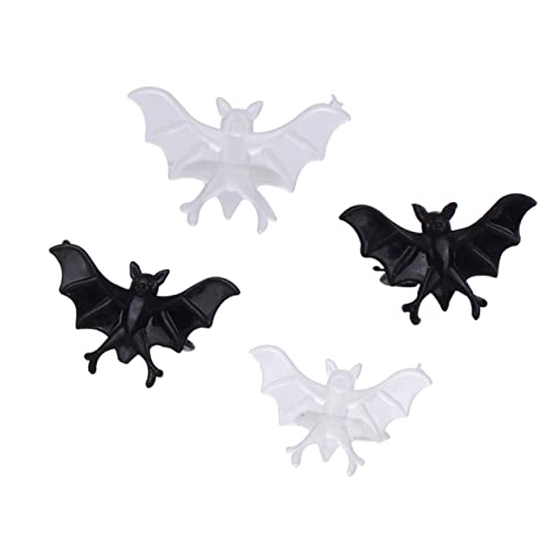 CIYODO 1 Halloween-fledermausring Halloween-eier Spielzeug Halloween-zubehör Halloween-desktop-dekorationen Halloween-partydekorationen Fledermäuse Halloween Halloween-ring Black Plastik von CIYODO