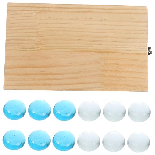 CIYODO 1 Satz Mankala -Schachspielzeug Logiktraining Schach Mancala Schachspielzeug Edelstein-Schachspielzeug Faltbares Mancala-Brett Mancala-Spiel für Glasperlen von CIYODO