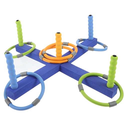 CIYODO 1 Satz Ring-Ring- werfen Babyspielzeug Kinderspiele für kinderspielzeug Ringwurfspiel Kreuz-Fünf-Ring-Wurfspiel Nr Colorful von CIYODO