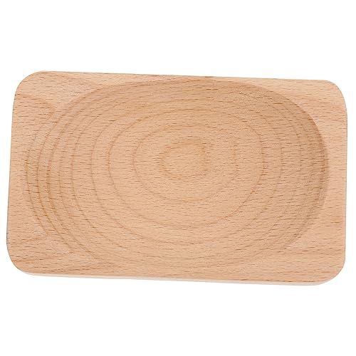 CIYODO 1 Stück Schneidbrett kleines Schneidebrett geschnittenes Brett Bretter Kreis Käsebrett cutting boards kitchen zubehör brotbrett Küchenversorgung holz schneidebrett Massivholz Khaki von CIYODO