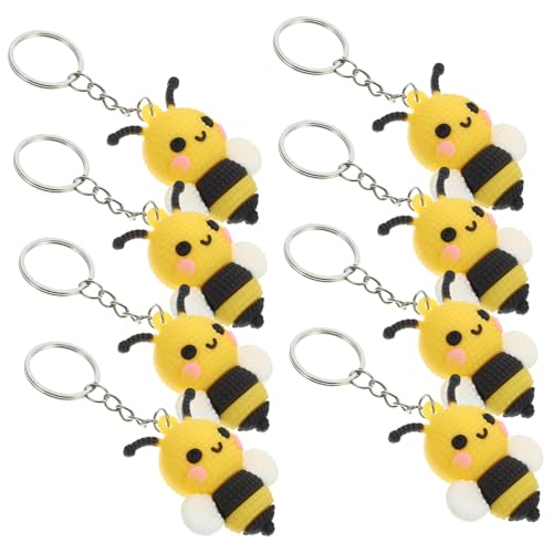 CIYODO Niedlicher Cartoon-bienen- Schlüsselanhänger Autoschlüssel Tasche Geldbörse Schlüssel Bee Themed Party Favors von CIYODO