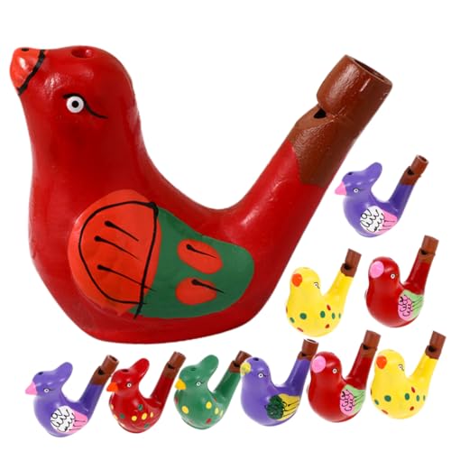 CIYODO 10Stücke Keramische Vogelpfeifen für Cartoon Pfeifen Bunten Farben für Kreative Lernaktivitäten Perfektes Partypfeilspielzeug CIYODO 10Stücke Keramische Vogelpfeifen für Cartoon Pfeifen Bunten Farben für Kreative Lernaktivitäten Perfektes Partypfeilspielzeug von CIYODO