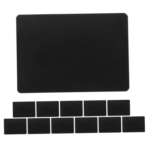 CIYODO 12St Lebensmitteletikett Mini-Tafelschilder Preisschild für Einzelhandelsdisplays preisschilder etiketten tags multifunktionales Preisschild Preisanzeigeschild Abs Black von CIYODO