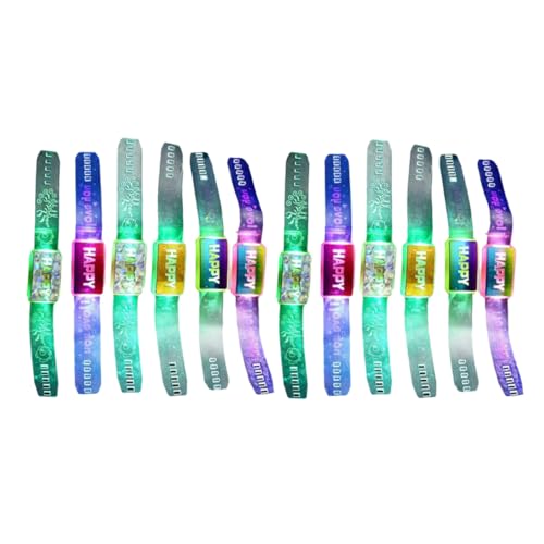 CIYODO 12St leuchtende Armbänder für Konzerte LED-Spielzeug Partygeschenke beleuchten Requisiten Armbänder leuchtende Spielzeuge Armband Spielzeug leuchtende Armbänder für Partys von CIYODO