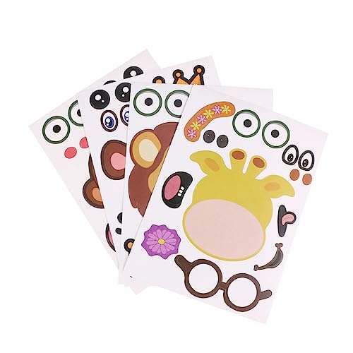 CIYODO 16St Tieraufkleber Scrapbooking Sticker Scrapbook Stickers tiersticker Kinder Aufkleber Spielaufkleber selber Machen Babyparty-Partyaufkleber Aufkleber Kinder Aufkleber für Kinder von CIYODO