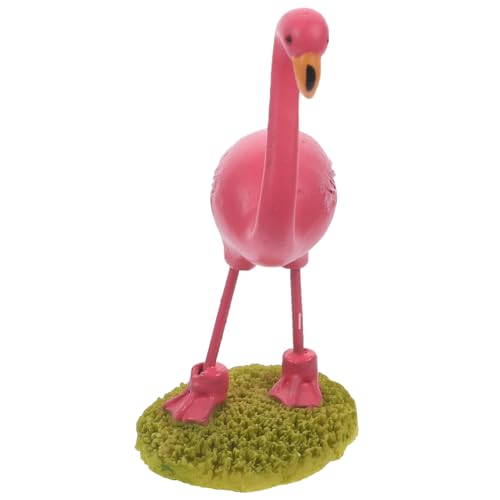 CIYODO 1stk Kuchendekorationen Kuchen Topper Flamingo-gartenstatuen Miniatur-tierfiguren Flamingos Tortendeko Für Kinder Figuren Wohnkultur Kinder Dekor Kuchenverzierung Rosa von CIYODO