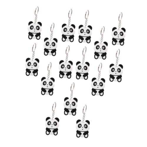 CIYODO 30 Stück Panda Schlüsselanhänger Sporttreffen Souvenirs Panda Sachen Cartoon Schlüsselanhänger Rucksack Hängeornament Cartoon Panda Schlüsselanhänger Rucksack Ornament von CIYODO