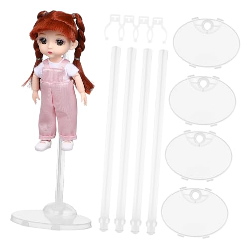 CIYODO 4 Stück Halterung Puppenständer Puppenständer Puppenhalter Actionfigurenständer Puppenständer Puppenständer Puppenständer Puppenfigurenständer Puppenlagerregal von CIYODO