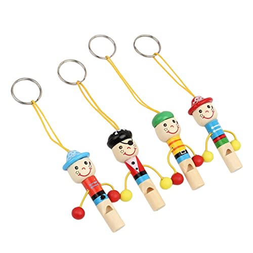 CIYODO 4 Stück Pfeifen von hölzernen Kindern Zugpfeife aus Holz Piratenpfeifenspielzeug aus Holz Aufmerksamkeitstrainingsspielzeug Geburtstags-Gebläse Taubenpfeife CIYODO 4 Stück Pfeifen von hölzernen Kindern Zugpfeife aus Holz Piratenpfeifenspielzeug aus Holz Aufmerksamkeitstrainingsspielzeug Geburtstags-Gebläse Taubenpfeife von CIYODO