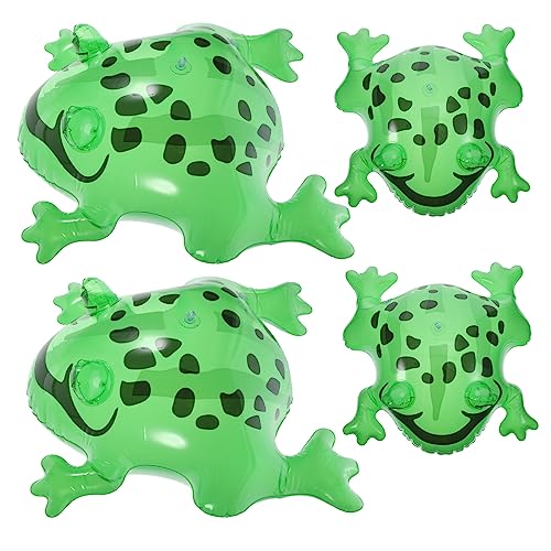 CIYODO 4Satz Aufblasbare Froschballons Hüpfende Frösche Für Dekoration Und Spaß Partys Feiertage Und Kinderunterhaltung von CIYODO