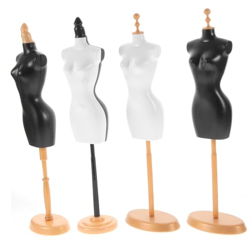 CIYODO 4Stücke Mannequin Modellständer Für Puppen DIY Puppenregal Aus Umweltfreundlichem Material Zufälliger Stil Für Kleidung Und Accessoires von CIYODO