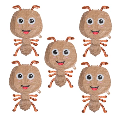 CIYODO 5 Stück Insekten Party Deko Ballon Für Die Dekoration Ameisen Luftballons Tiere In Form Von Luftballons Party Ballon Dekorationen Cartoon Ameisen Ballon Ameisen von CIYODO