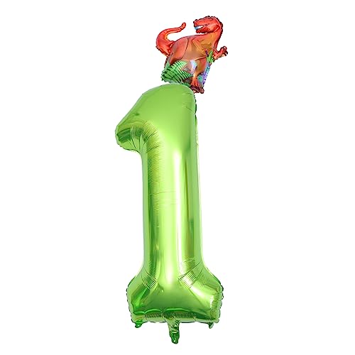 CIYODO Digitaler Aluminiumfolienballon Luftballons Als Partydeko Nummer 6 Ballon Riesenballon Kinder Dekor Bunte Luftballons Große Anzahl Ballons Gedenkballons Große Grüne Ornamente von CIYODO