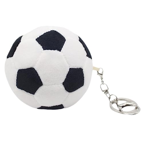 CIYODO Fußball Schlüsselanhänger Fußball-valentinstag Fußball-partygeschenke Sportball Schlüsselanhänger Flauschiger Schlüsselanhänger Mini-fußball Fußballgeschenke Plüsch Zink Legierung von CIYODO