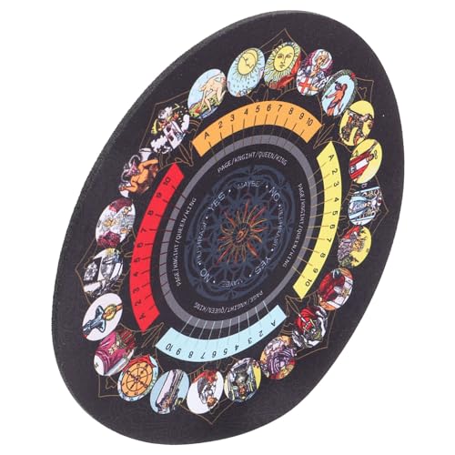 CIYODO Gummiauflage Tischdekoration Altar-Tarot-Tischdecke Wahrsagungstischdecken Wicca-Tuch Tarot tischdecke Tarot Karten Tischauflage zarte Tarotkarten-Tischdecke dekorative Tischdecke von CIYODO