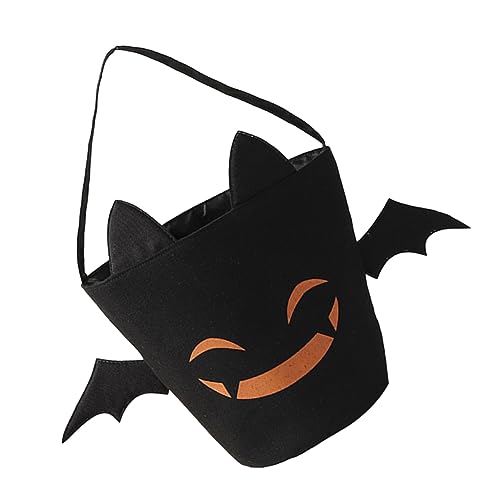 CIYODO Halloween-Süßigkeiten-Eimer halloween geschenktüten halloween behälter für süßigkeiten Halloween-Süßigkeitstüte Tasche Beutel Halloween-Goodie-Bags Süßigkeitentüten aus Segeltuch von CIYODO