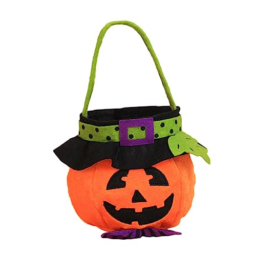 CIYODO Halloween-süßigkeitsbeutel Halloween-kürbistaschen Halloween-taschen Für Kinder Goodie-bags Für Kinder Eimertasche Für Halloween Halloween-verzierungen Halloween Süße Taschen von CIYODO