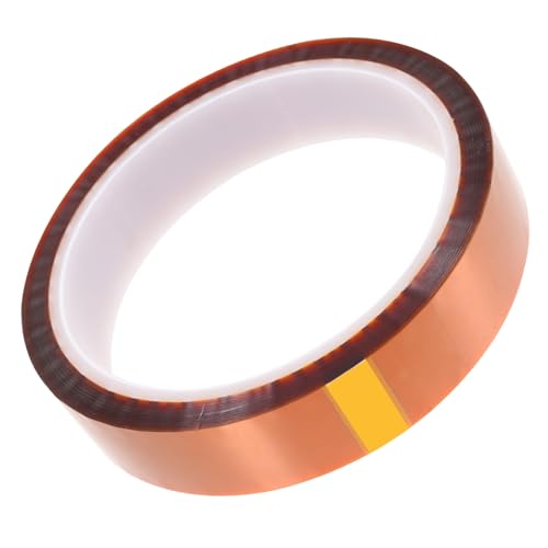 CIYODO Hochtemperaturbeständiges Klebeband 20mm x 33m Aus Polyimid Hitzebeständig Bis 300°C Selbstklebend Ideal Für Elektronik Und DIY Projekte Verschleißfest Und Isolierend von CIYODO