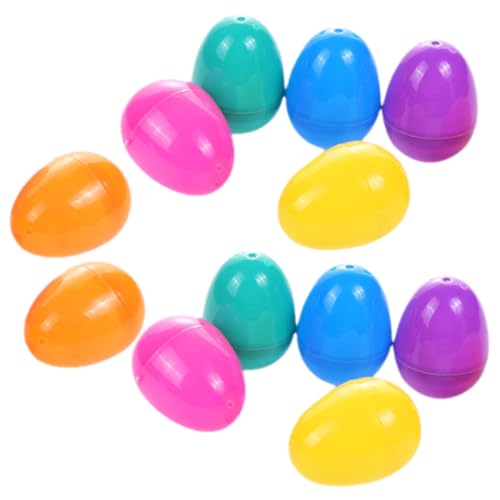 CIYODO Ostereierspiel Eierschalen Osterkörbchen Geschenkverpackung Ostereier Offenes Eier für Bunte Ei Osterschmuck Ornamente Ostern Befüllbare Osterpartys Spielzeug Eierbonbonsboxen von CIYODO