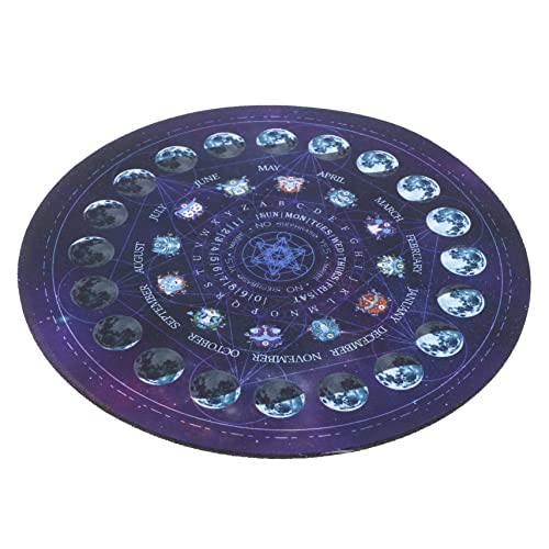 CIYODO Psychisches Pendelpad Tischdecke Wandteppich Pentagramm-tischdecken Dekorative Tischdecke Altartafel Buchstabendekor Ouija-tischdekoration Zarte Ouija-tischdecken Ouija-Matte Gummi von CIYODO