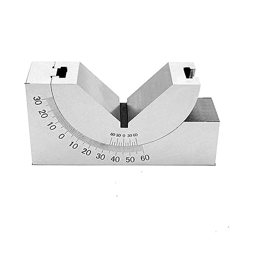 CJNQQJWS Setups, Höhenmessgerät, AP-30 Präzisions-Winkelplatte 0–60 Grad, Winkel, einstellbares Winkelmessgerät V, Messwerkzeuge für Schleif- und Fräsmaschinen für Oberfräsen und Tischkreissägen von CJNQQJWS