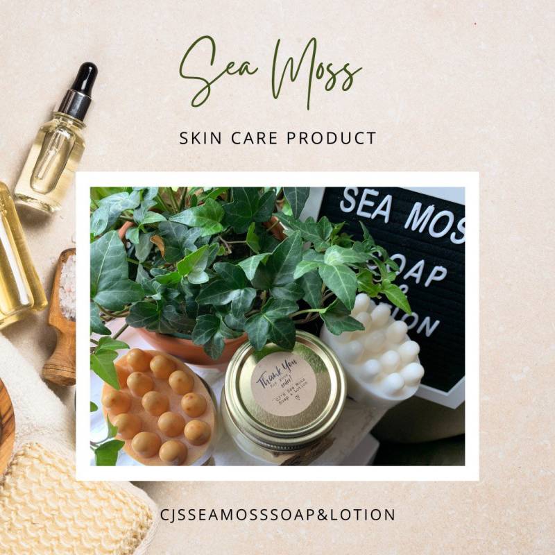 Sea Moss Seife & Lotion Set | Vegan von CJSSEAMOSS