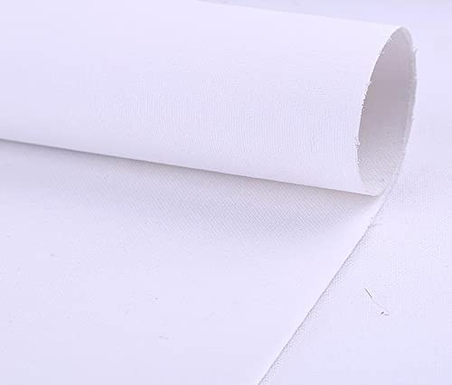 CKryzillix Leinwände,Leinwand Rolle 38cm breite Rollenrohling Baumwolle grundierte Malerei Leinwandrolle mit weißer Beschichtung(10m Long roll) von CKryzillix