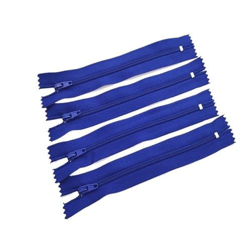 CLENEA 10 Stück 3# 7,5 cm – 60 cm (3 – 24 Zoll) geschlossener Nylon-Spiralreißverschluss, geeignet for Kleidung, 20 Farben, Reißverschlüsse for Nähen(Dark Blue,20cm) von CLENEA