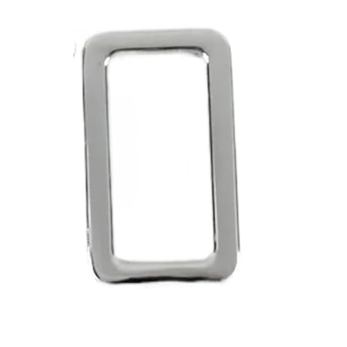 CLENEA 10 Stück Metall-Gurtband, quadratische Einstellschnallen, Taschen-Rucksack-Schnalle, Verschlüsse, DIY-Hardware-Zubehör(Silver,20mm) von CLENEA